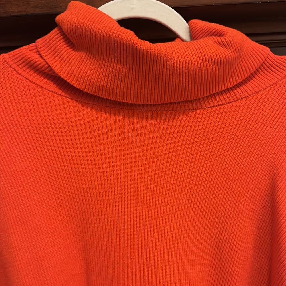 Orange Ribbed Sweater - Picture 3 of 3